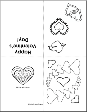 foldable valentines day card