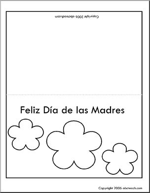 Greeting Card:  Mother’s Day (Spanish)