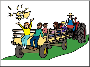 Free Fall Hayride Clipart