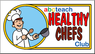 Clip Art: Healthy Chefs Club Logo 2 Color