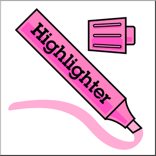 Clip Art: Highlighter Color 5 – Abcteach