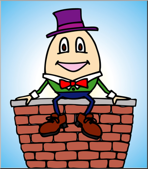 Clip Art: Humpty Dumpty Color