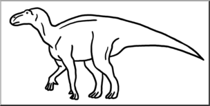 iguanodon coloring page