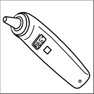 medical thermometer clipart