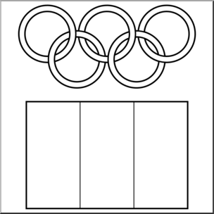 Clip Art: 2006 Italy Winter Olympics B&W