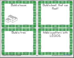 Shapebook: Lego Challenge Cards