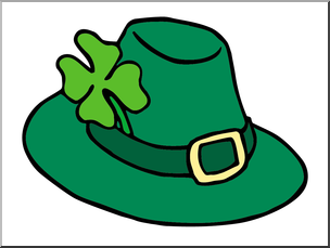 Clip Art: Leprechaun Hat Color – Abcteach