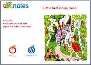 Interactive: Flipchart: ESL: Little Red Riding HoodÃ³Activity 3