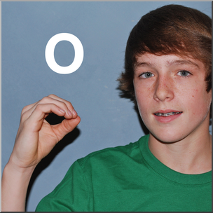 Photo: Manual Alphabet O 03 HiRes – Abcteach