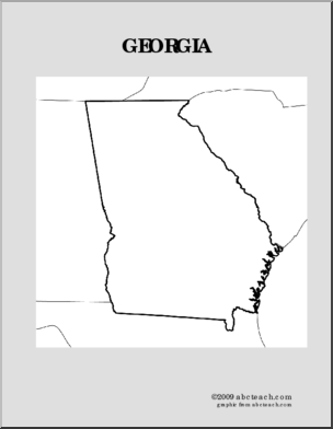 Map: U.S. – Georgia