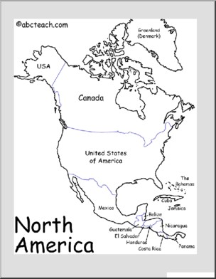 Map: North America
