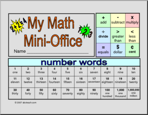 Math – elementary (color) Mini Office