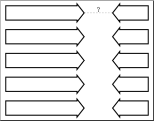 Clip Art: Multiple Pathway Grid 05D Blank