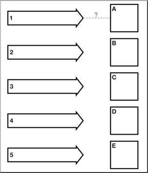 Clip Art: Multiple Pathway Grid 05F Labeled