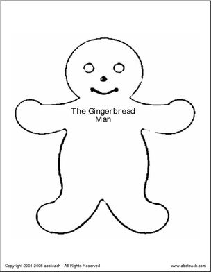 Shapebook: The Gingerbread Man  (elementary)