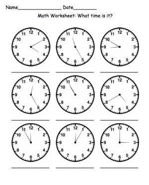 What time is it? Clip Art – Abcteach