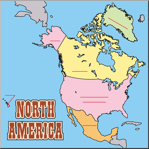 Clip Art North America Map Color Blank I Abcteach Com Abcteach My Xxx