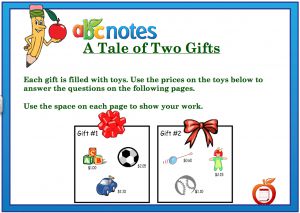 Interactive: Notebook: Christmas Math Theme