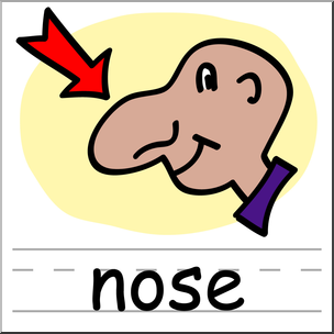 Clip Art: Basic Words: Noose Color Labeled – Abcteach