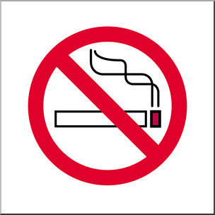 Clip Art: No Smoking Color