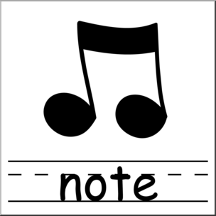 Clip Art: Basic Words: Nickel B&W Labeled – Abcteach