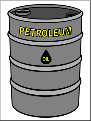 Clip Art: Oil Barrel Color – Abcteach