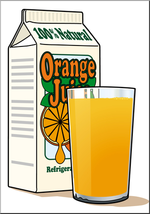 Clip Art: Orange juice Color