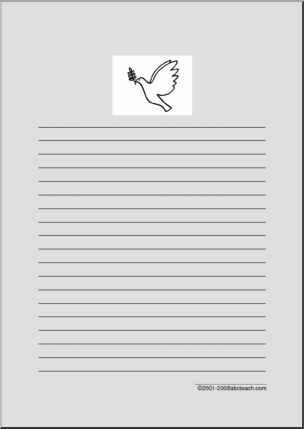 Dove (elem) Writing Paper