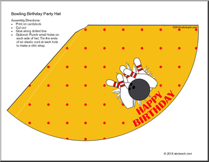 Bowling-Themed Party Hat