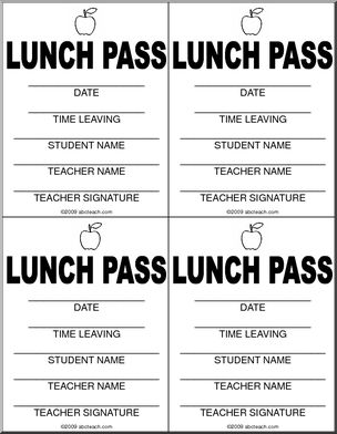 Passes: Lunch