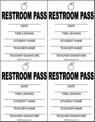 Passes: Restroom