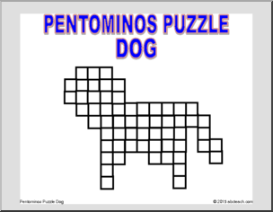 Pentominos Puzzle – Dog Math Puzzle