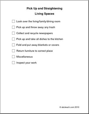 Special Needs: Cleaning Living Areas,  (primary)