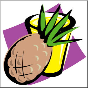 Clip Art: Pineapple Juice Color