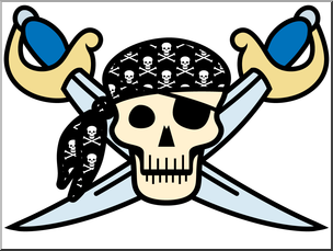 Clip Art: Pirate Graphic 02 Color 01 – Abcteach