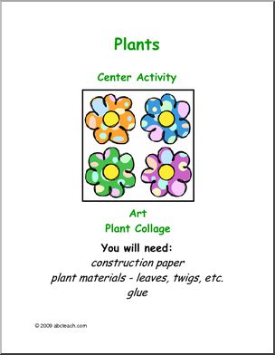 Learning Center: Plants – Collage (elem)