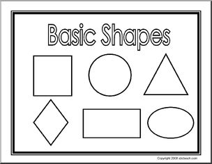 Basic Shapes Poster