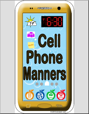 Social Studies: Character Education: Manners – Cell Phone Manners