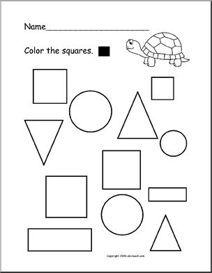 Shapes Booklet – Abcteach