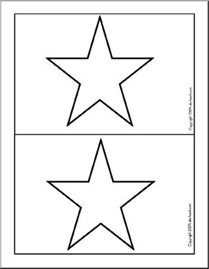 Punch Pin Card: Star – 2 per page (Montessori/preschool)