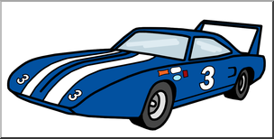 Clip Art: Racing Car 03 Color