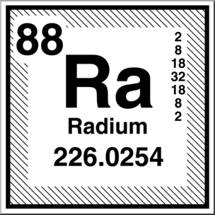 Clip Art: Elements: Radium B&W – Abcteach