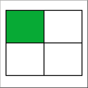 Clip Art: Rectangle04 1/4 Color – Abcteach