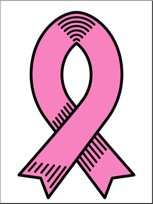 Clip Art: Ribbon 2 Color Pink