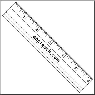 Clip Art: Ruler B&W – Abcteach