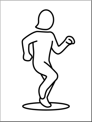 jog in place clipart