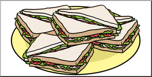 Clip Art: Sandwiches Color
