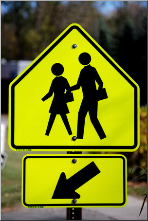 Photo: School Crosswalk Sign 01 HiRes – Abcteach