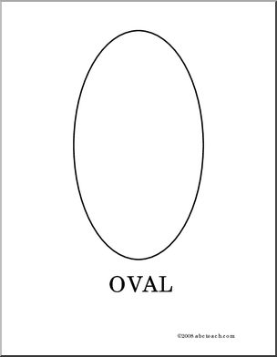 Coloring Page: Oval