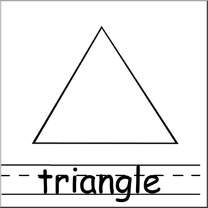 Triangle Without Labels Clip Art: Shapes: Heptagon Color Unlabeled – Abcteach